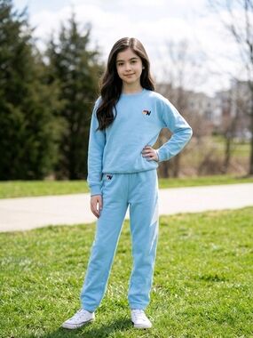 Aviator Nation Kids Light Blue Sweatpants